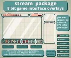 a screen shot of a game interface with instructions for how to use the video game