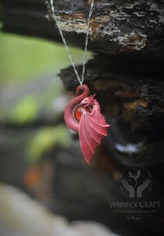 *Embrace fantasy and elegance with this Dragon necklace in pink and red hues. This handmade polymer clay pendant captures the spirit of dragons and is a perfect gift for fantasy lovers, Renaissance Faire enthusiasts or anyone who adores the allure of mythical realms. 🏰Embark on a journey into the realm of enchantment with this dragon necklace in pink and red tones! This beautiful dragon pendant will serve you not just as an accessory, but as a wise guardian and spirit companion! 🔮The fusion of Spirit Companion, Dragon Accessories, Witch Shop, Witchy Crafts, Beautiful Dragon, Fantasy Lovers, Dragon Necklace, Pumpkin Earrings, Red Necklace