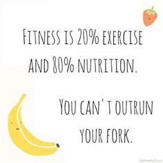 You can't outrun your fork Nutrition Quotes, Sport Nutrition, Health Ideas, Best Cardio Workout, Health Life, Healthy Motivation, Diet Vegetarian, Nutrition Education