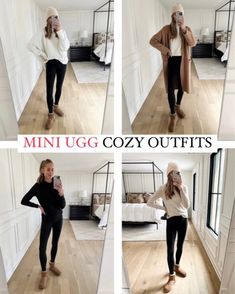 Mini Ugg Boots Outfit Casual, Ugg Shoes Outfit Casual, Ugg Super Mini Outfit, Short Ugg Outfit Ideas, Ultra Short Uggs Outfit, Short Brown Uggs Outfit, Ugh Classic Ultra Mini Outfit, Classic Mini Ugg Boots Outfit, Mini Ugg Boots Outfit 2022