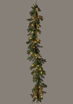 Artificial Spruce Garland with LED Lights at Afloral Spruce Garland, Pre Lit Christmas Garland, Colorado Spruce, Winter Greenery, Holiday Mantel, Greenery Garland, Table Styling, 2024 Christmas, Clear Epoxy