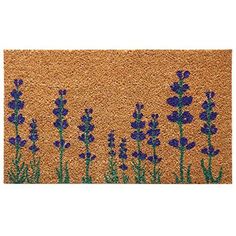 Return Policy Fast Delivery Trusted seller "Purple English Lavender Flower Doormat, 18" x 30" Product Description When it comes to these doormats, outdoor decor is what they are meant to be Each flower doormat is available in 18" x 30", fitted for your home's single entryway Made out of coco coir and PVC, these doormats are meant for quality and durability Each doormat is a breeze to clean by brushing, shaking, or washing using a hose UV resistance acts as a barrier against the sun, protecting it from the outdoors Shipping Returns Payment Shipping Shipping is FREE to all addresses other than APO/PO boxes in the lower 48 states. All our stock ships from US-based warehouses. Shipped via USPS or UPS (depending on location and package weight) Unless stated otherwise, all orders will ship withi Silk Wreaths, Lavender Wreath, English Lavender, Coir Mat, Purple Decor, Lavender Flower, Spring Door, Coir Doormat, Welcome Door Mats