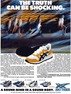 Asic Epirus 1986 Can anyone help me find this shoe??? Vintage New Balance, Anti Design, Vintage Running, Tiger Poster, Sports Posters