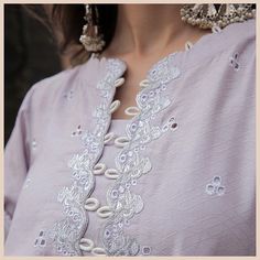 #newneckdesign #neckdesign Maira Khan, Diy Lace Trim, Neck Lines, Churidar Neck Designs, Fashion Figure Drawing, Latest Dress Design, Fashion Week Outfit, Lawn Suit