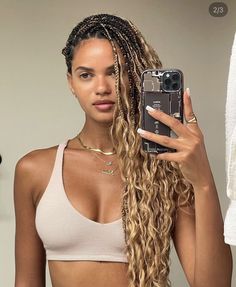 Box Braids Down, Goddess Knotless Box Braids Blonde, Blonde Zoe Kravitz Braids, Box Braid Blonde, Afro Braids Blonde, Blonde Knotless Goddess Braids, Blonde Goddess Knotless Braids, Romani Braids, Blonde Curly Braids