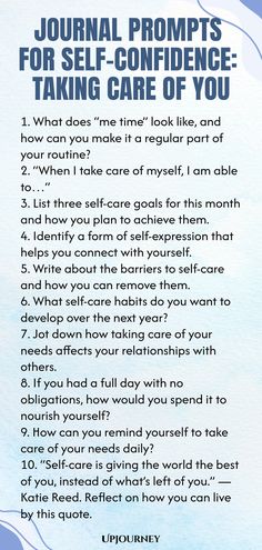 Explore these empowering journal prompts designed to boost your self-confidence and nurture self-care habits. Taking time for self-reflection is essential for personal growth and well-being. Use these prompts to dive deeper into understanding yourself, practicing kindness, and cultivating a strong sense of confidence within you. Start your journey towards self-love and acceptance with these thoughtful journaling exercises. Remember, taking care of yourself is not selfish; it's necessary for a ba Wellness Wishlist, Nighttime Journal, Journaling Exercises, 2025 Goals, Journal Lists, Inner Work