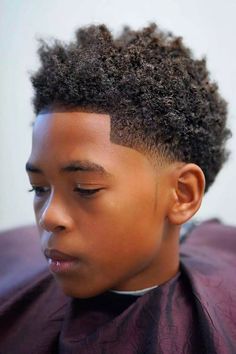 40 Black Boys Haircuts And Hairstyles For This Year Boys Hair Cuts Longer On Top, Curly Hair Mohawk, Mohawk Boys, Boys Haircut Styles, Boys Hairstyles