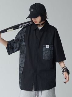 ❤︎Boyish Asymmetrical Design Loose Shirt❤︎









Unit(CM)
Length
chest circumference


M
73
112


L
75
116


XL
77
120


2XL
79
124 Loose Shirt, Loose Shirts, Asymmetrical Design, Summer Women, Short Sleeve Shirt, Black Shirt, Womens Shirts, Clothes, Black