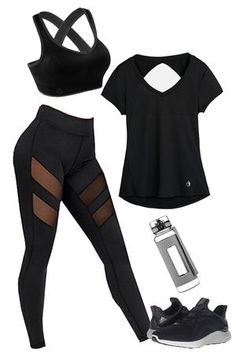 Look cute while workin' up a sweat! Visit outfitsforlife.com for links to buy each item at a steal and for even more great outfit inspo. #ootd #outfits #athleisure #workout Workout Outfits Aesthetic, Cute Lazy Outfits, Womens Workout Outfits, Athleisure Outfits