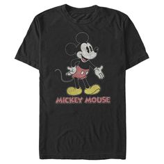 mickey mouse t - shirt with the words mickey mouse on it