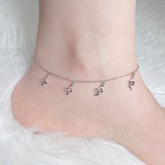 snake charm anklet bracelet Charm Anklet, Silver Chain Style, For Your Love, Ankle Bracelet, Fine Jewelry Collection, Ankle Bracelets, Gold Plated Sterling Silver, Cable Chain, Solid 925 Sterling Silver