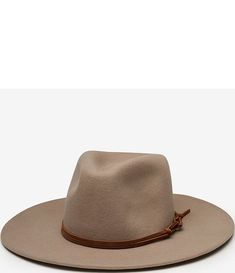 Wyeth Riley Wool Fedora Hat | Dillard's Wool Fedora Hat, Wool Fedora, Quality Hats, Fedora Hat, Dillard's, Sun Hats, Leather Trims, Suede Leather, Fedora