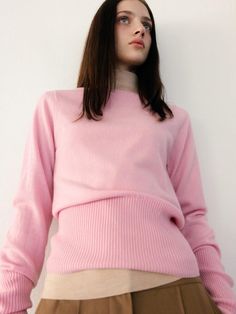 Composition : Shell: 100% cashmere.Color : PinkCountry of Origin : China Cashmere Color, Baby Pink, Knitwear, Cashmere, Composition, China, The Originals, Clothes For Women, Pink