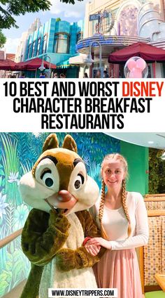 10 Best And Worst Disney Character Breakfast Restaurants Disney Character Breakfast, Disney Character Dining, Best Disney Restaurants, Disney World With Toddlers