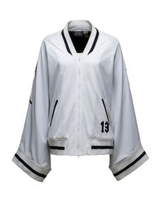 Short Kimono Track Jacket, Puma White by Fenty Puma by Rihanna at Bergdorf Goodman. Puma Sportswear, Genderqueer Fashion, White Tracksuit, Women Kimono, Blouson Jacket, White Kimono, Black Kimono