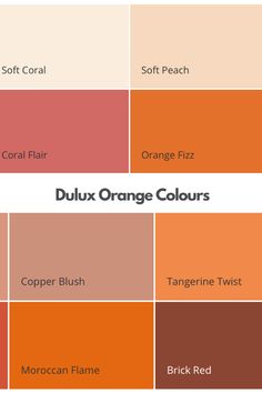 dulux orange paint colours featuring orange paint swatches from the dulux range with soft light peach colours to spicy terracotta colours. Pastel Orange Wall Paint, Orange Hallway Paint, Orange Wall Paint Ideas, Orange Feature Wall, Orange Kids Rooms, Fun Bathrooms, Orange Painted Walls, Peach Paint Colors