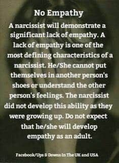 No Empathy, Narcissism Quotes, Narcissism Relationships, Emdr Therapy, Narcissistic People, Narcissistic Mother, Lack Of Empathy, A Course In Miracles, Narcissistic Behavior