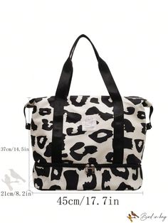 Bird in Bag - Holiday Overnight Travel Duffel Bag with Epoxy Pattern, Large Capacity Gym Bag for Sports, Weekend Getaway Handbag with Dry and Large Capacity Rectangular Canvas Bag For Outdoor Activities, Large Capacity Rectangular Canvas Bag For Outdoors, Large Capacity Tote Bags For Outdoor Activities, Large Capacity Travel Bag For Sports, Trendy Large Capacity Travel Bag For Outdoor, Large Capacity Shoulder Travel Bag For Outdoor Activities, Large Capacity Satchel For Outdoor Activities, Large Capacity Tote Gym Bag, Practical Large Capacity Tote Gym Bag