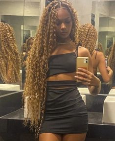 Chestnut Brown Braids, Braided Hairstyles For Black Women Cornrows, Big Box Braids Hairstyles, Protective Hairstyles Braids, Pretty Braided Hairstyles