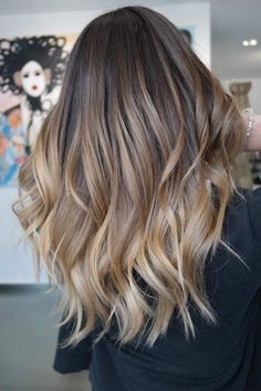 Hair Color For Growing Out Roots, Highlights To Balayage Transition, Blended Ombre Brunette, Beach Ombre Hair, Beige Ombre Hair, Ombre Hair Dark To Light, Balayage Dark To Light, Balaye Hair, Brown To Blonde Balayage Straight Hair