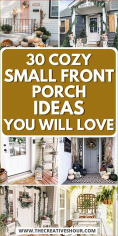 small front porch ideas you will love