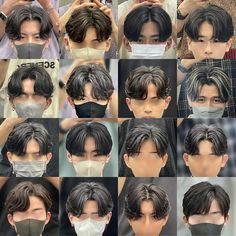 Hair Styles Boy, Wavy Curtains, Hair Twists Black, Men Haircut Curly Hair, Asian Haircut, Hair Boy, Hair Style Korea, Mens Hairstyles Thick Hair