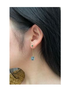 These beautifully handcrafted earrings are classics from our collections. An elegant and modern colour combination of Emerald and London Blue Topaz will surely enchant you. This pair perfectly exudes our modern and whimsical aesthetic. Measuring approximately two inches long, they frame your face gracefully. Masterly h Whimsical Aesthetic, Topaz Earrings, Emerald Earrings, Colour Combination, Handcrafted Earrings, London Blue Topaz, London Blue, Chain Earrings, Modern Colors