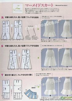 an app showing instructions on how to make a dress