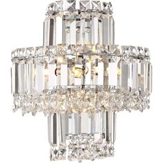 a crystal chandelier hanging from the ceiling