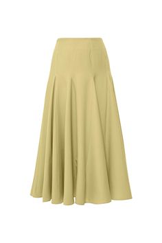 This skirt offers a timeless, sophisticated style for any wardrobe. Combining basic and classic design elements, the pleats and flared shape create a flattering silhouette that will last through any trend. Mean Blvd, Cotton Midi Skirt, Box Pleats, Sophisticated Style, Designer Collection, Online Fashion, Latest Fashion Trends, Design Elements, Classic Design