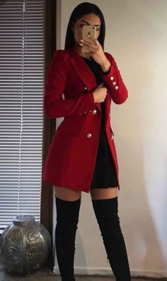 Cute Professional Outfits, Outfit Chic, Elegante Casual, Stylish Work Outfits, Trendy Fall Outfits, Red Blazer, Professional Outfits, Fall Fashion Outfits