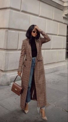 Winteroutfits Chic, Adrette Outfits, Chique Outfit, Fest Outfits, Looks Street Style, Coat Outfits, Mode Inspo, Looks Chic, Looks Style