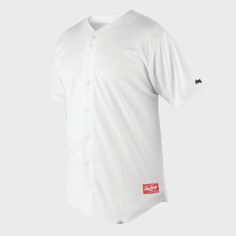 Rawlings Baseball Jersey Sz. 40 - Brand New! Full Button - White Reasonable Offers Welcome Questions? Leave A Comment Below! White Short Sleeve Casual Jersey, Casual White Short Sleeve Jersey, White Crew Neck Shirt With Buttons, White Short Sleeve T-shirt With Buttons, White Cotton T-shirt With Button Closure, White Short Sleeve Tops With Buttons, White Crew Neck Top With Buttons, White Button-up Tops With Buttons, White Cotton Tops With Button Closure