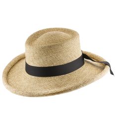 Malibu Gambler Straw Panama Hat with Rolled-Up Brim Gambler Hat, Straw Panama Hat, Sun Hats For Women, Quality Hats, Dark Tan, Who Knows, Hat Making, Wide Brimmed, Straw Hat