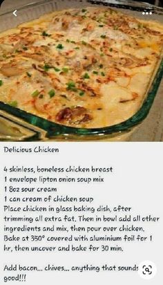 Chicken Breast Recipes Baked, Cheap Meal Ideas, Simple Family Meals, Proceed With Caution, Cheap Meal, Cheap Dinner Recipes, Chicken Main Dishes, Tasty Meals, Onion Soup Mix