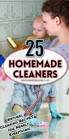 Have a clean house with these easy homemade cleaners. Whether the solution contains essential oils, lemon peels, or orange peels, these are some of the best DIY cleaners. Get ready to make your home shine!