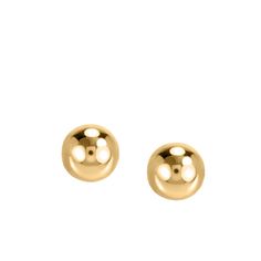 3mm ball stud earrings in 14kt yellow gold. Baby Christening Gifts, Pearl Diamond Jewelry, Enchanted Disney Fine Jewelry, Disney Fine Jewelry, Ball Stud Earrings, Stacked Earrings, Earring Collection, Pendant Watches, Diamond Education