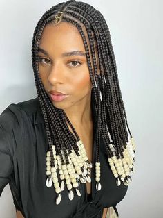 Braided Black hairstyle with beaded accessories High Bun Wedding Hairstyles, High Bun Wedding, Easy Wedding Guest Hairstyles, Bun Wedding, Black Hairstyle, Wedding Hairstyle Ideas, Long Hairstyle Ideas, Hair To One Side, Braided Half Up