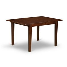 a small wooden table with one leaf on the top and two legs at the bottom