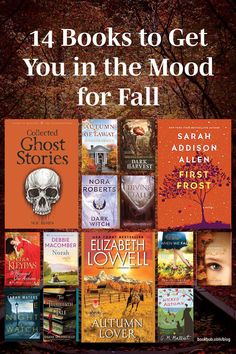 14 cozy books that will get you in the mood for all of your favorite fall activities. Fall Books, Reading List Challenge, Book Obsession, Book Board, Book Challenge, Little Library