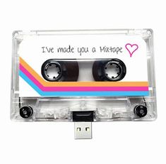 an audio cassette with the words i've made you a mix tape on it