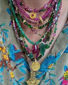 Neckmess Ideas, Body Beads, Boho Accessories, Jewelry Fashion Trends, Stacked Jewelry, Amulets, Bead Jewellery