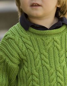 a young boy wearing a green sweater and black collared shirt, looking at the camera