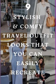 Outfits To Fly In Airport Style Summer, Late Summer Travel Outfits, Stylish And Comfortable Travel Outfits, Outfit For Travel Summer, Travel Outfit Inspiration, Outfits For The Plane, Corporate Travel Outfit, Sophisticated Travel Outfits, Travel Outfit Inspo Airport Style