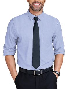 PRICES MAY VARY. 【REGULAR FIT】This Mens Regular Fit Dress Shirt has a classic fit with a tapered body and slim cut at the waist. Regular fit design gives you a capable and sophisticated look. 【WRINKLE-FREE FABRIC】Mens Wrinkle-Free Dress Shirt, upgraded fabric combines comfort and durability, and the slightly stretchy fabric allows you to move freely and work easily. 【FORMAL DESIGN】The spread collar two-button cuffs allows you to easily adjust the size of the collar and cuffs. Fifteen colors opti Men’s Dress Shirts, Shirt Wrinkles, Mens Dress Shirts, Free Dress, Suit Shirt, Formal Design, Business Shirt, Tuxedo Shirt, Fitted Dress Shirts