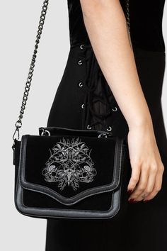 All Things Decay Shoulder Bag Gothic Bag, Head Style, Ballerina Shoes Flats, Best Handbags, Intricate Embroidery, Bowling Shirts, Dog Hoodie, Mini Crossbody Bag, Chain Earrings