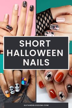 Cute Short Halloween Nails, Mummy Nails, Short Halloween Nails, Halloween Nails Design, Family Vibes, Nails Design Ideas, Nails Now, Can Diy, Halloween Nail Designs