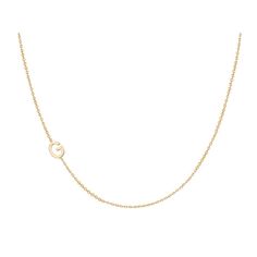 Zoe Lev 14k Gold Asymmetrical Initial Necklace - Letter "G" 14kt Yellow Gold 16" Length Letter "G" Comes In Non-Branded Jewelry Box Shop This Best Seller And Timeless 14k Solid Gold Asymmetrical Initial On A Dainty Cable Link Chain Necklace, Available In 14k Yellow, Gold. It Makes For The Perfect Necklace With A Modern Twist Having The Initial Laying Sideways, Wear It With Your Initial Or Your Loved Ones. Made In L.A. Note: Each Initial Is Thoughtfully Connected To Reduce The Chance Of Flipping, G Letter Necklace, Initial Necklace G, Initial Letter Necklace In Yellow Gold, Elegant Gold Necklace With Letter Print, G Necklace Letter, Yellow Gold Initial Necklace, Gift For Her, Link Chain Necklace, Letter G, Chain Link Necklace