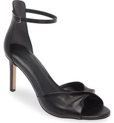 Nordstrom Anders Ankle Strap Sandal (Women) | Nordstrom Modern Ankle Strap Sandals For Date Night, Single Strap Ankle Heels, Elegant Ankle Wrap Heels In Synthetic Material, Elegant Ankle Wrap Heels In Synthetic, Fitted Ankle Strap Heels With Single Strap, Elegant Synthetic Ankle Wrap Heels, Fitted Single Strap Ankle Heels, Fitted Ankle Wrap Sandals With Wrapped Heel, Fitted Sandals With Wrapped Heel For Date Night