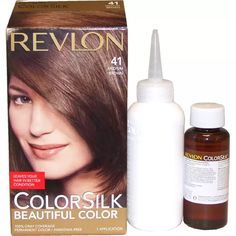 Roaman's Revlon Hair Color, Medium Brown Hair Color, Revlon Colorsilk, Medium Brown Hair, Color Conditioner, Brown Hair Color, Gray Coverage, Brown Hair Colors, Medium Brown